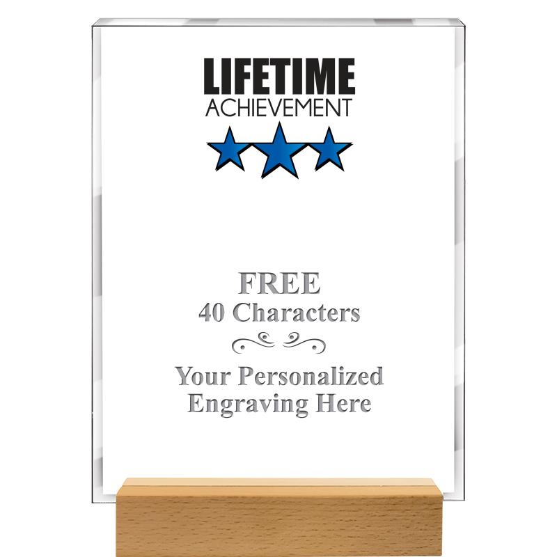 7x9 SHOWCASE ACR WOOD BASE