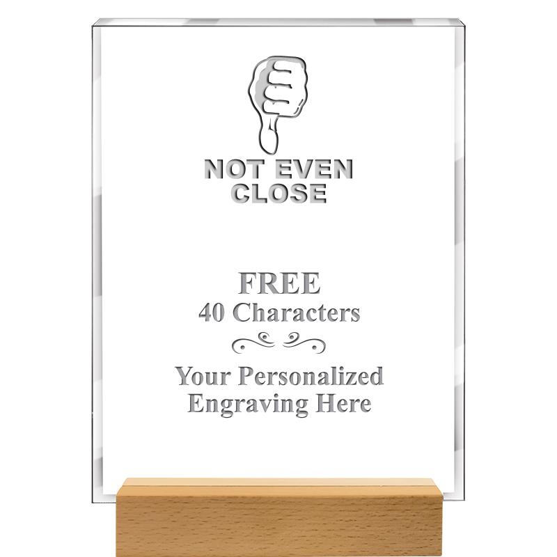 7x9 SHOWCASE ACR WOOD BASE