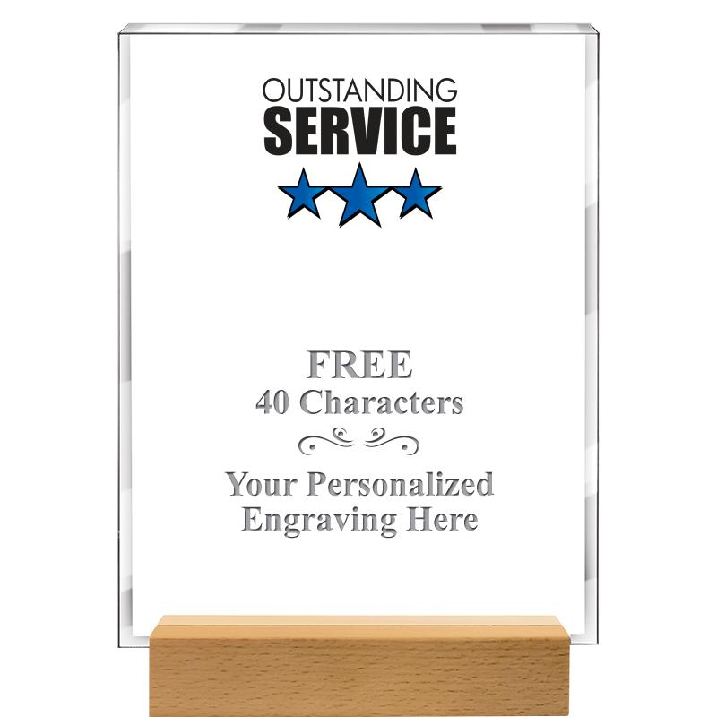 7x9 SHOWCASE ACR WOOD BASE