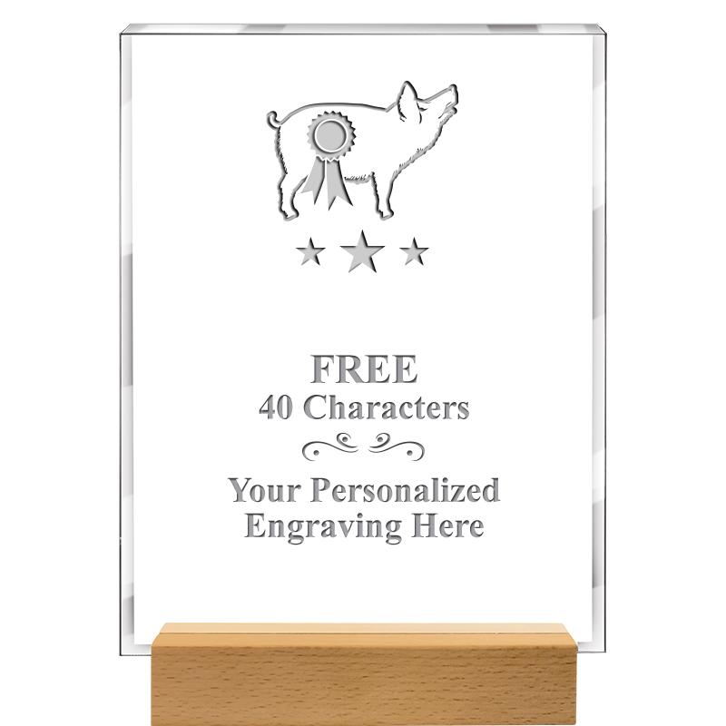 7x9 SHOWCASE ACR WOOD BASE