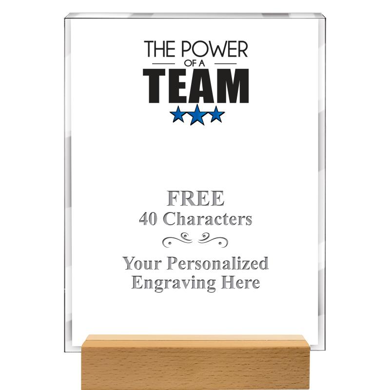 7x9 SHOWCASE ACR WOOD BASE