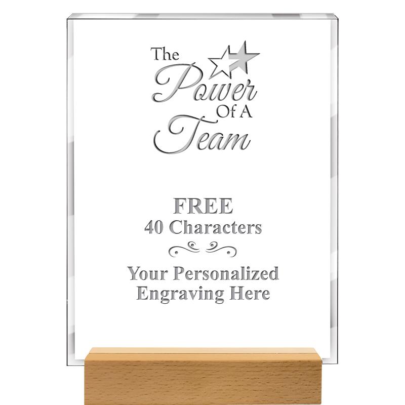 7x9 SHOWCASE ACR WOOD BASE