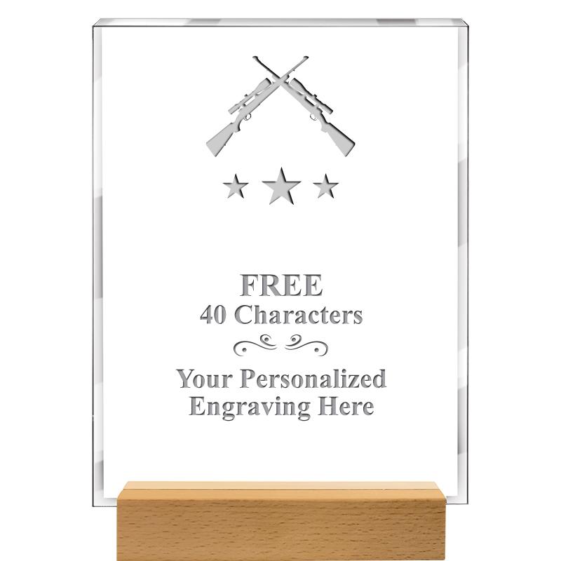 7x9 SHOWCASE ACR WOOD BASE