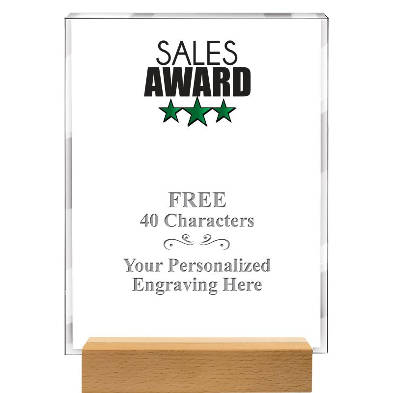 7x9 SHOWCASE ACR WOOD BASE