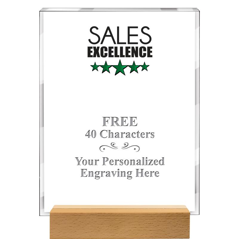 7x9 SHOWCASE ACR WOOD BASE