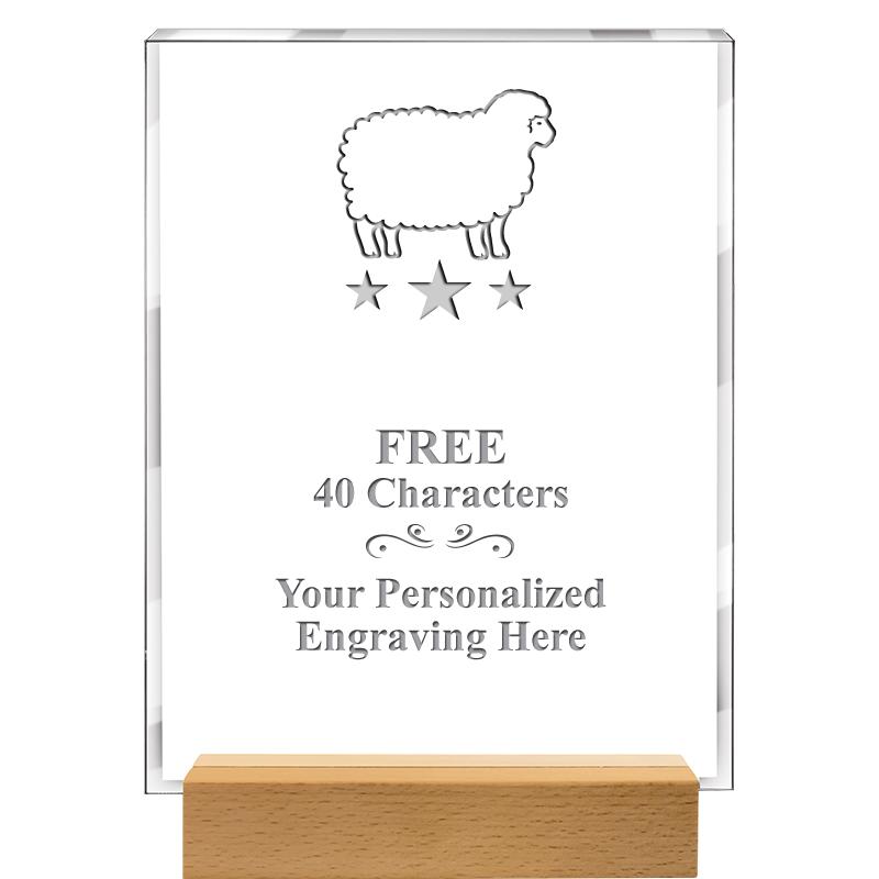 7x9 SHOWCASE ACR WOOD BASE