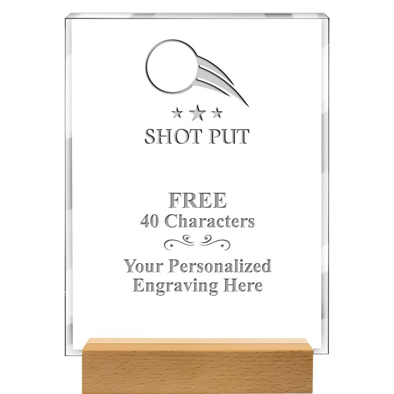 7x9 SHOWCASE ACR WOOD BASE