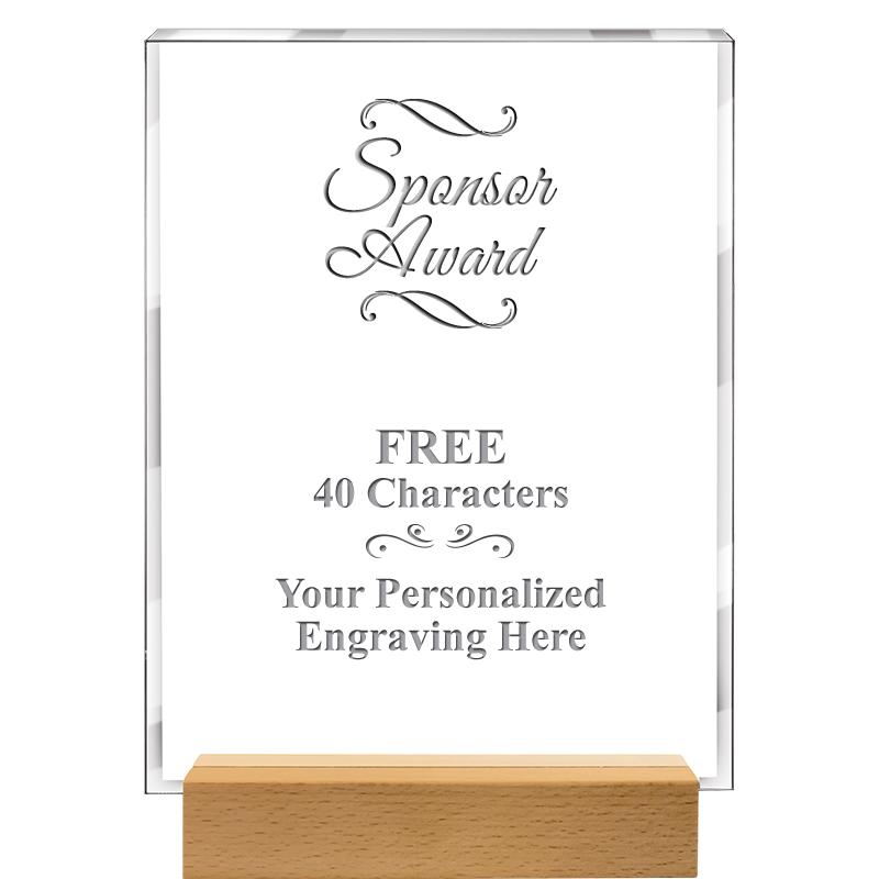 7x9 SHOWCASE ACR WOOD BASE