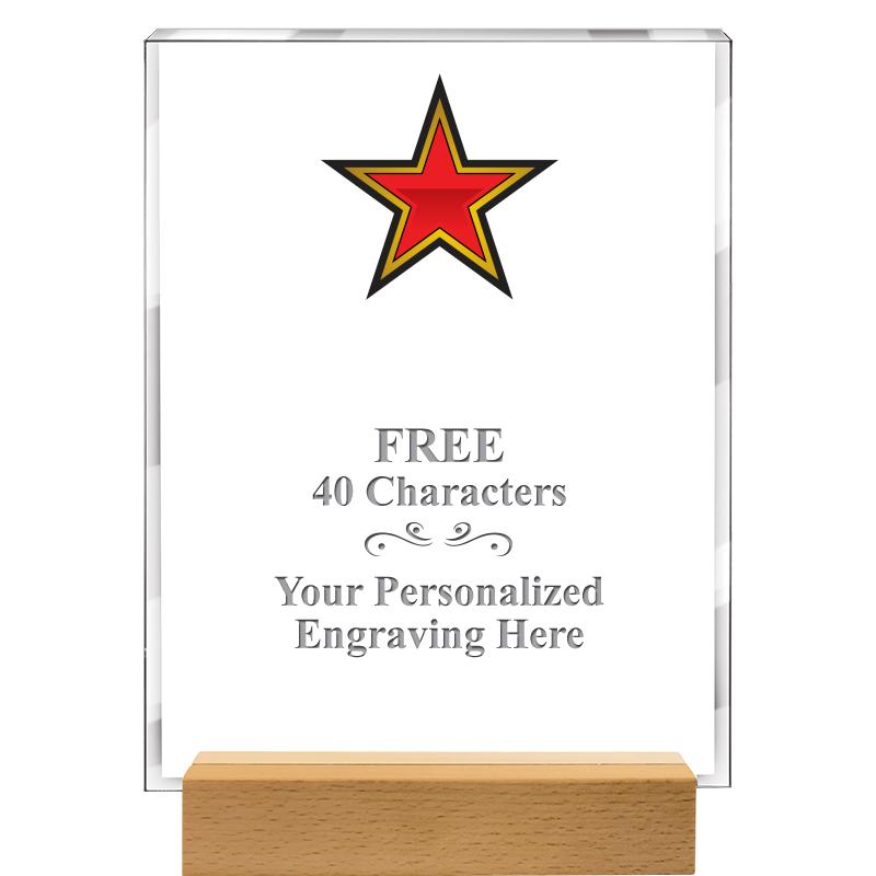 7x9 SHOWCASE ACR WOOD BASE