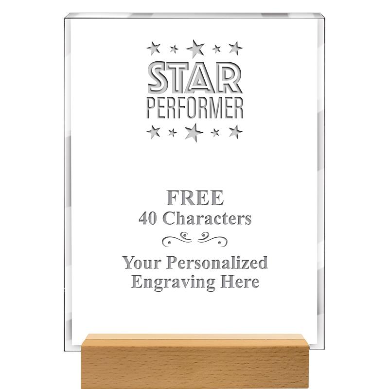 7x9 SHOWCASE ACR WOOD BASE