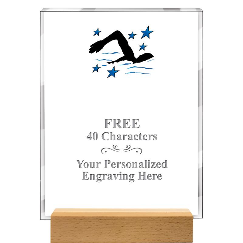 7x9 SHOWCASE ACR WOOD BASE