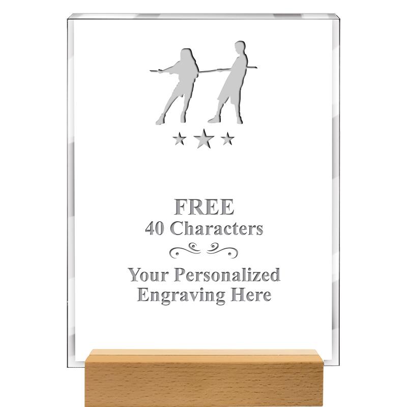 7x9 SHOWCASE ACR WOOD BASE