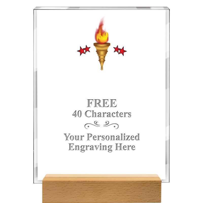 7x9 SHOWCASE ACR WOOD BASE