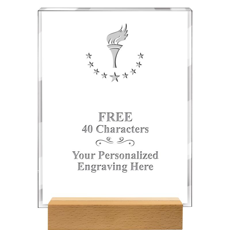 7x9 SHOWCASE ACR WOOD BASE