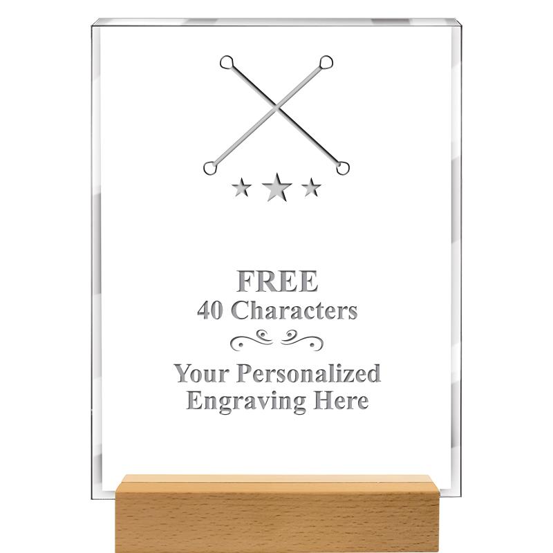 7x9 SHOWCASE ACR WOOD BASE