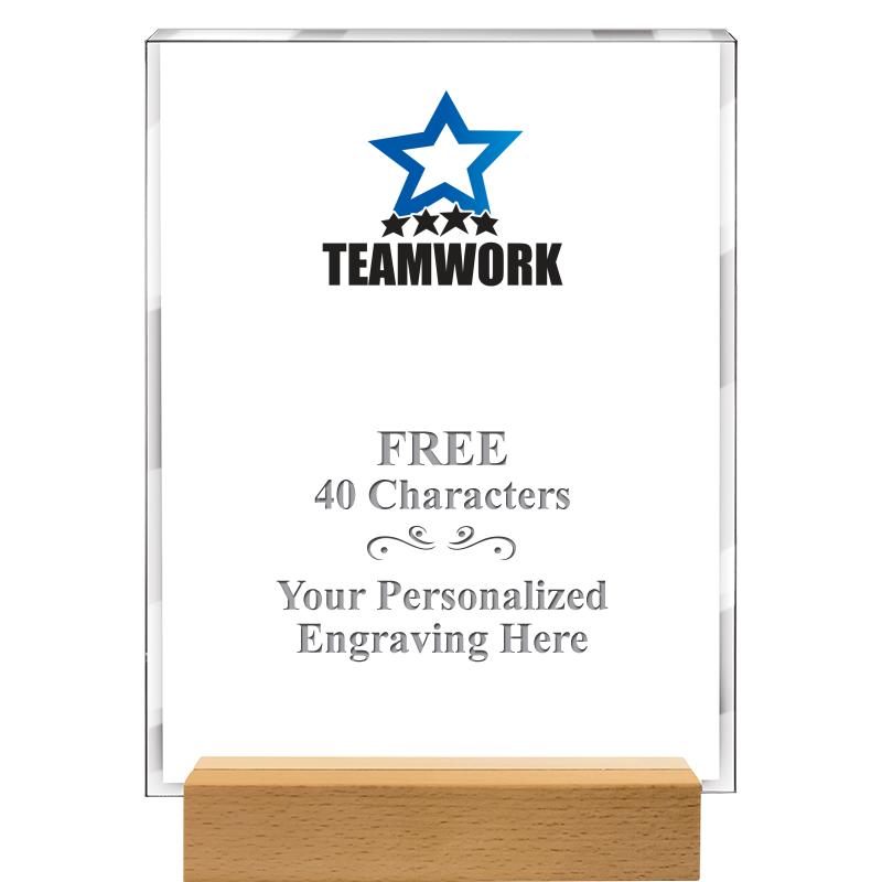 7x9 SHOWCASE ACR WOOD BASE