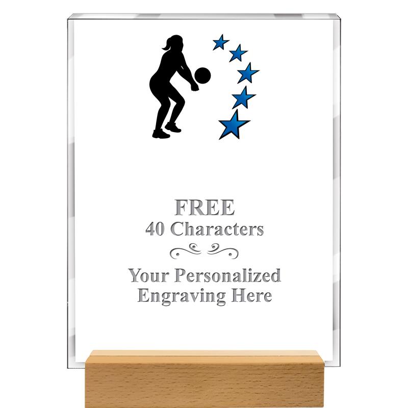 7x9 SHOWCASE ACR WOOD BASE