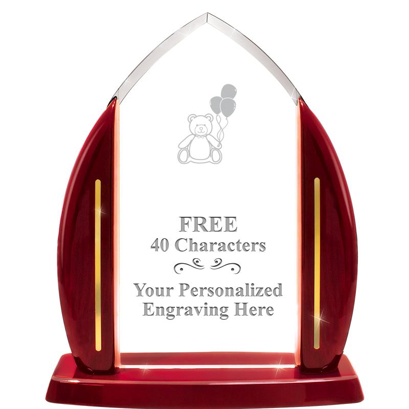 10.75"ROSEWOOD SLIDE-IN ACRYLC