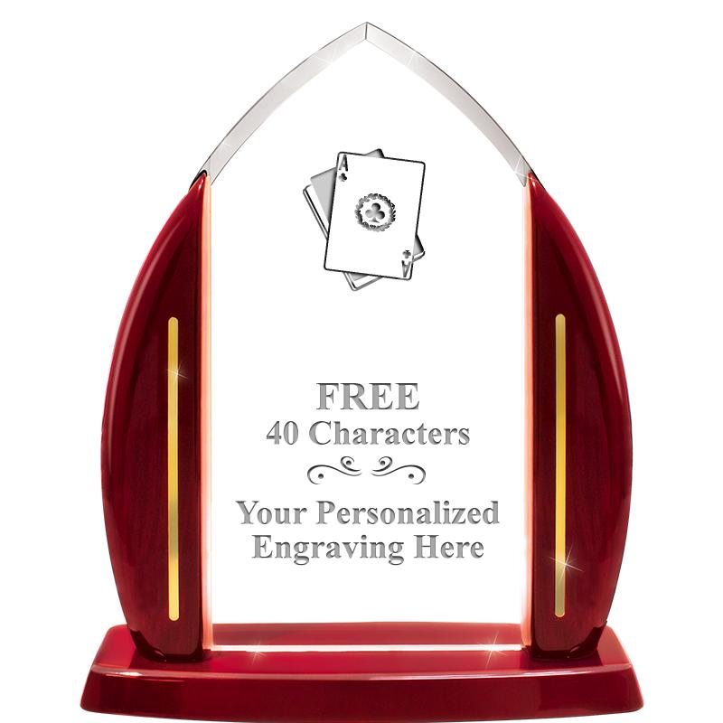 10.75"ROSEWOOD SLIDE-IN ACRYLC