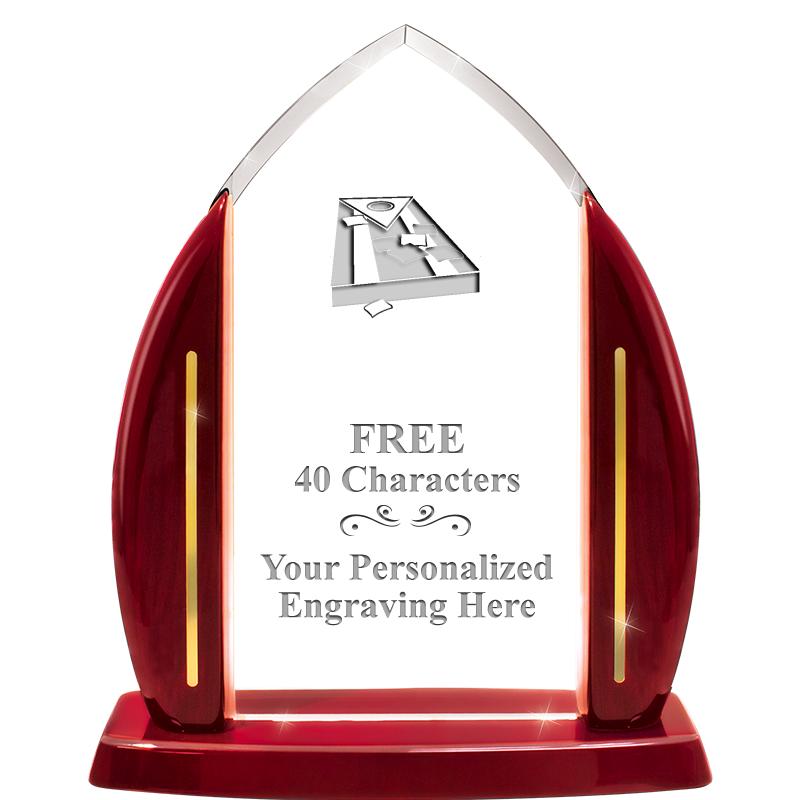 10.75"ROSEWOOD SLIDE-IN ACRYLC