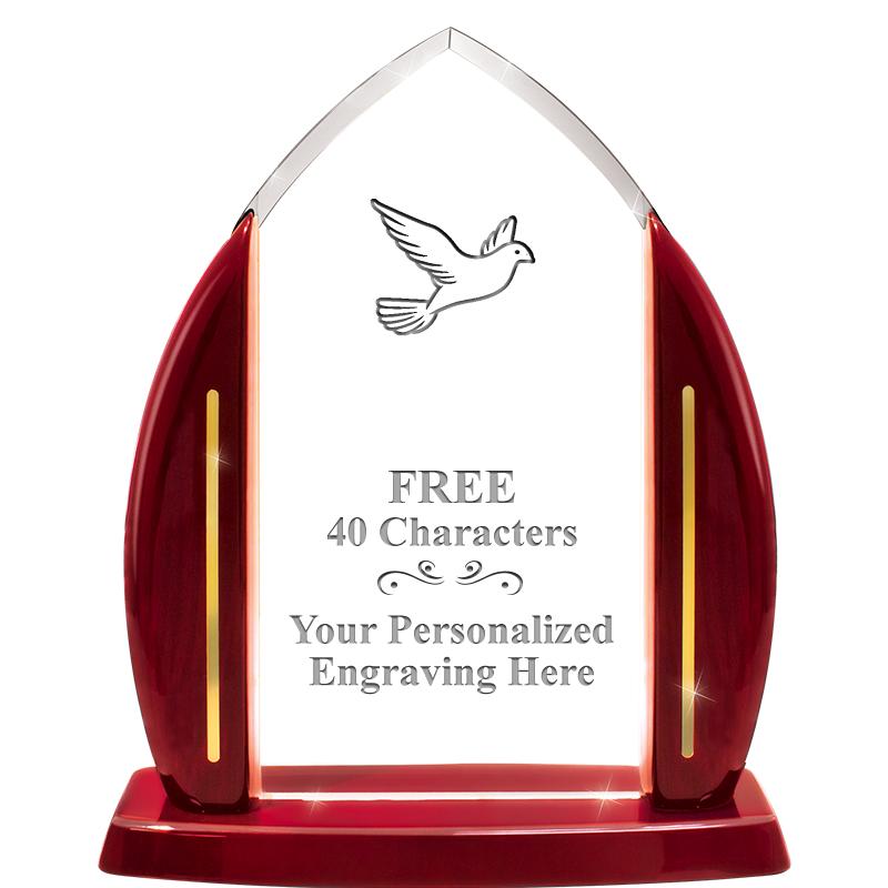 10.75"ROSEWOOD SLIDE-IN ACRYLC