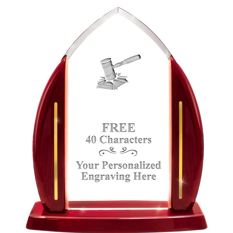 10.75"ROSEWOOD SLIDE-IN ACRYLC