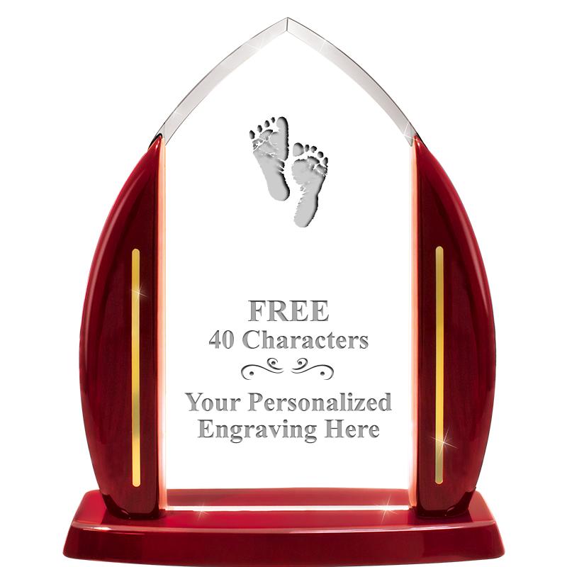 10.75"ROSEWOOD SLIDE-IN ACRYLC