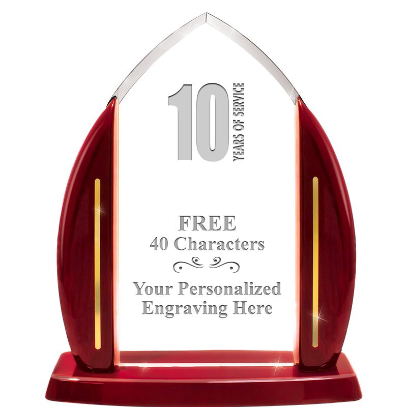 10.75"ROSEWOOD SLIDE-IN ACRYLC