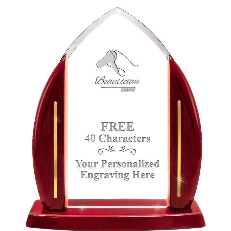 10.75"ROSEWOOD SLIDE-IN ACRYLC