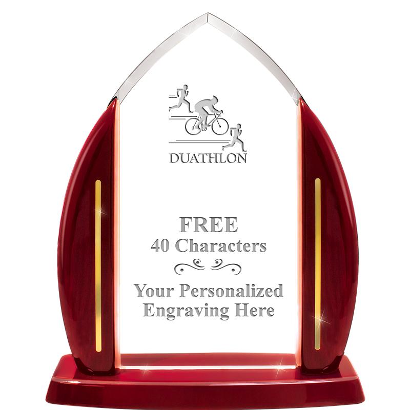 10.75"ROSEWOOD SLIDE-IN ACRYLC