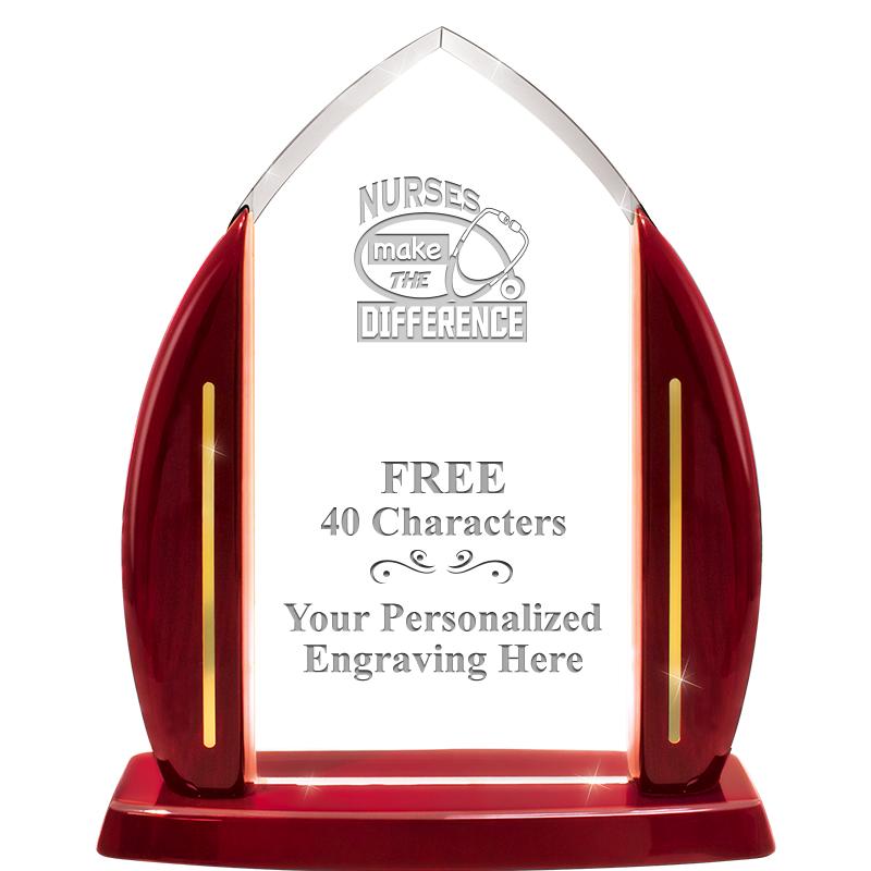 10.75"ROSEWOOD SLIDE-IN ACRYLC