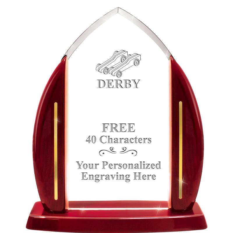 10.75"ROSEWOOD SLIDE-IN ACRYLC