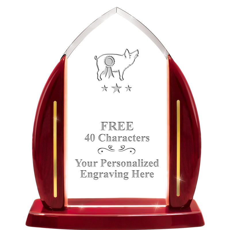 10.75"ROSEWOOD SLIDE-IN ACRYLC