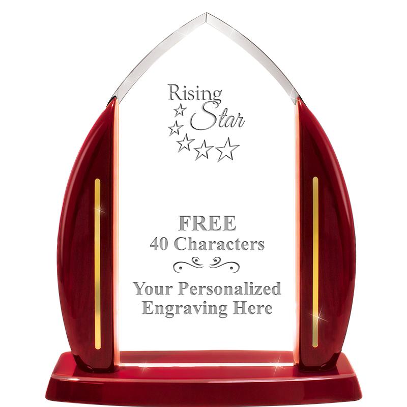 10.75"ROSEWOOD SLIDE-IN ACRYLC