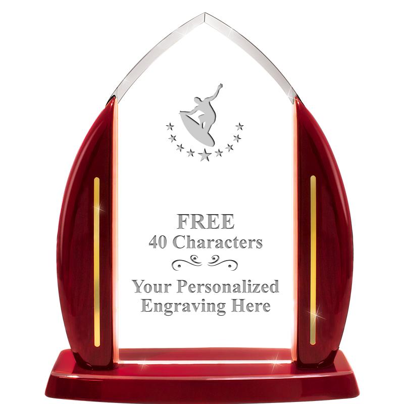 10.75"ROSEWOOD SLIDE-IN ACRYLC