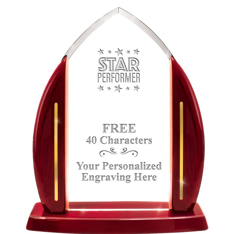 10.75"ROSEWOOD SLIDE-IN ACRYLC