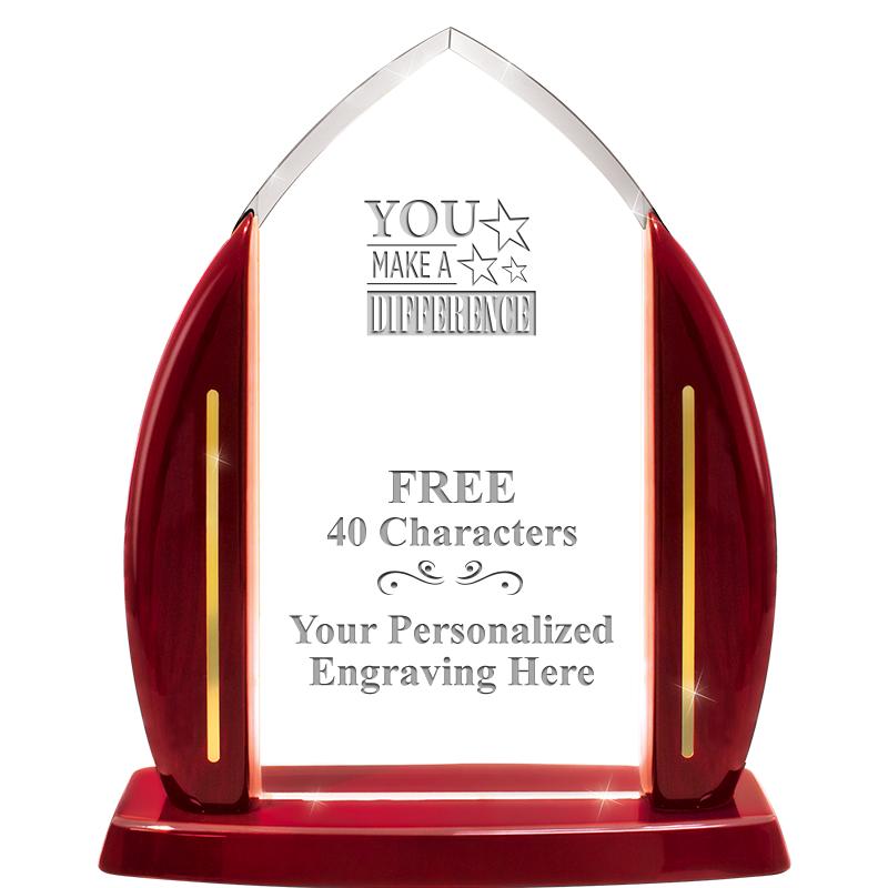 10.75"ROSEWOOD SLIDE-IN ACRYLC