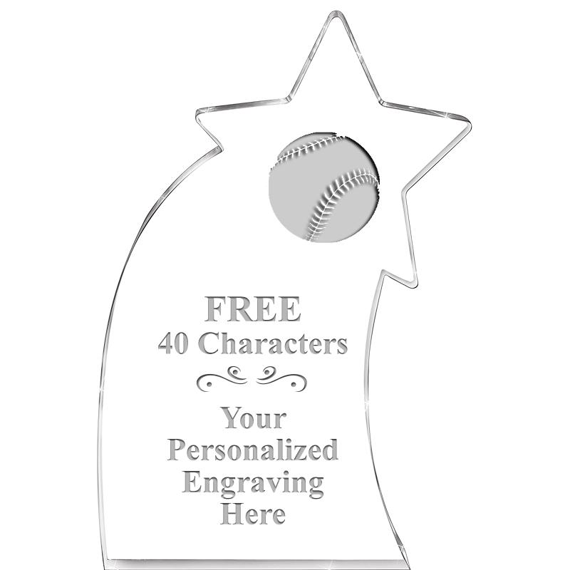 8" SHOOTING STAR ACRYLIC