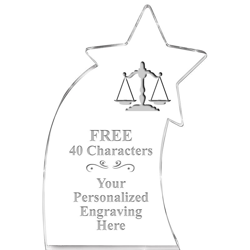 8" SHOOTING STAR ACRYLIC