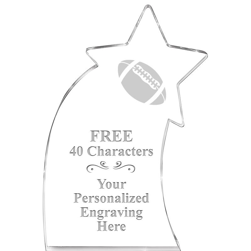 8" SHOOTING STAR ACRYLIC