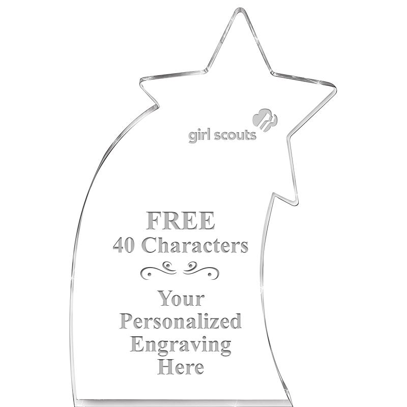 8" SHOOTING STAR ACRYLIC