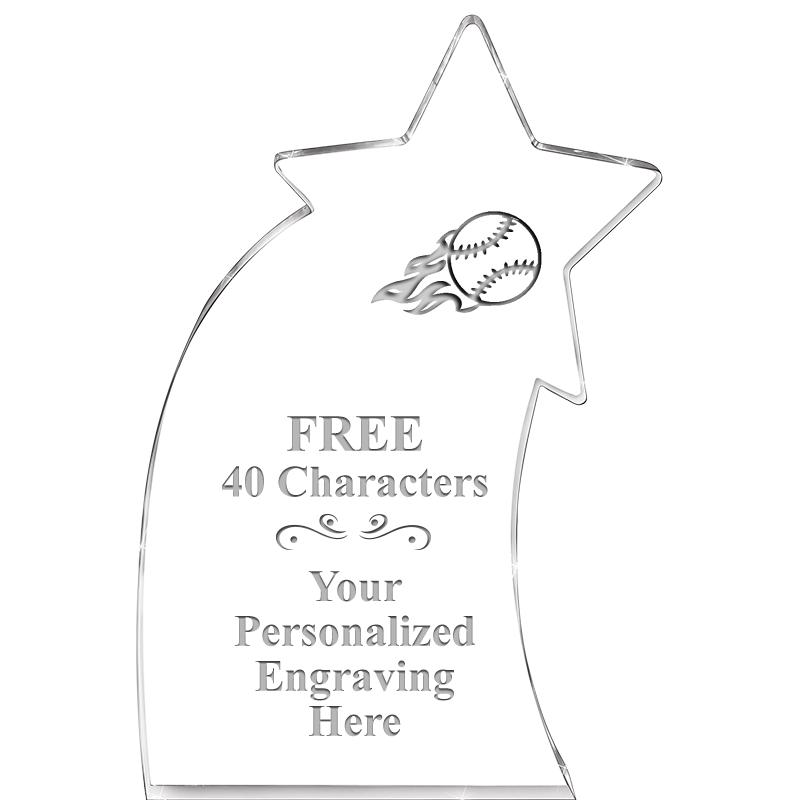 8" SHOOTING STAR ACRYLIC