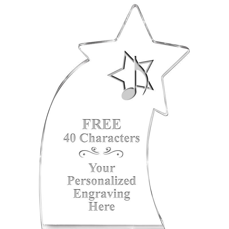 8" SHOOTING STAR ACRYLIC