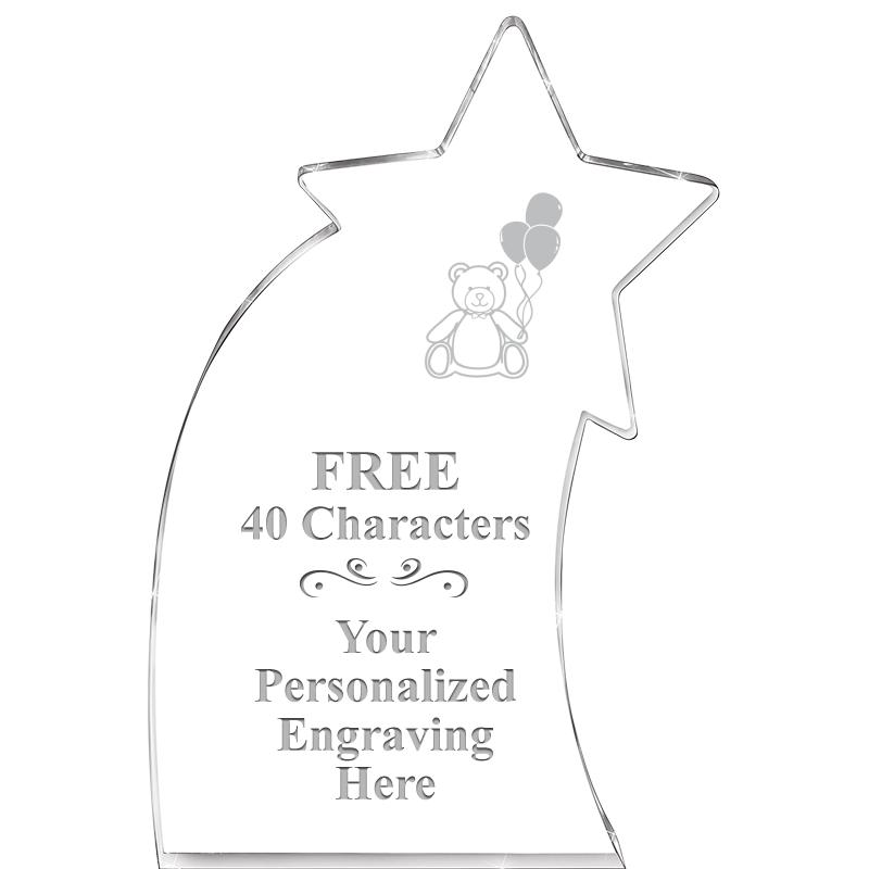 8" SHOOTING STAR ACRYLIC