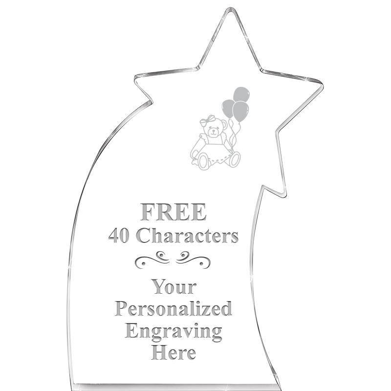 8" SHOOTING STAR ACRYLIC