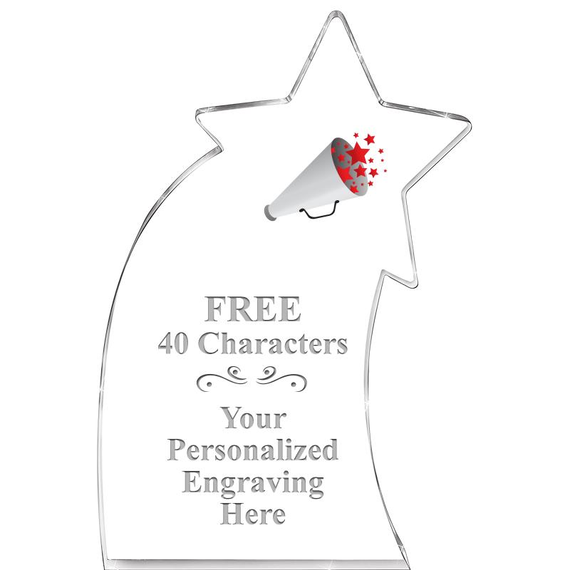 8" SHOOTING STAR ACRYLIC