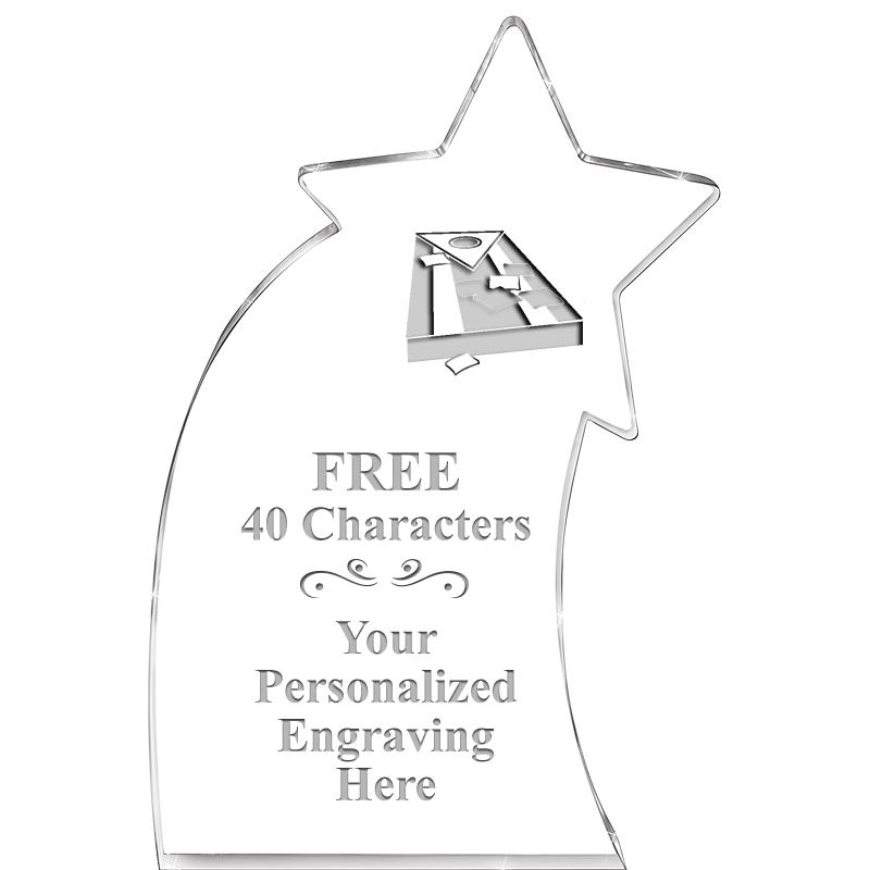 8" SHOOTING STAR ACRYLIC