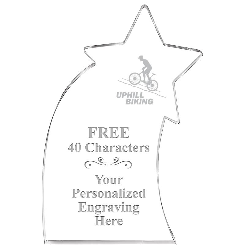 8" SHOOTING STAR ACRYLIC