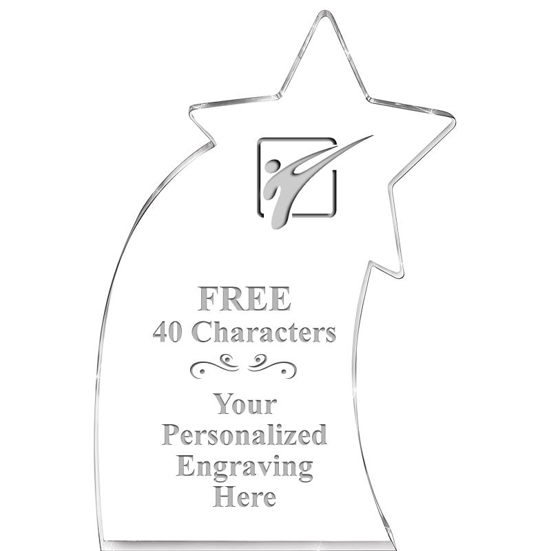 8" SHOOTING STAR ACRYLIC