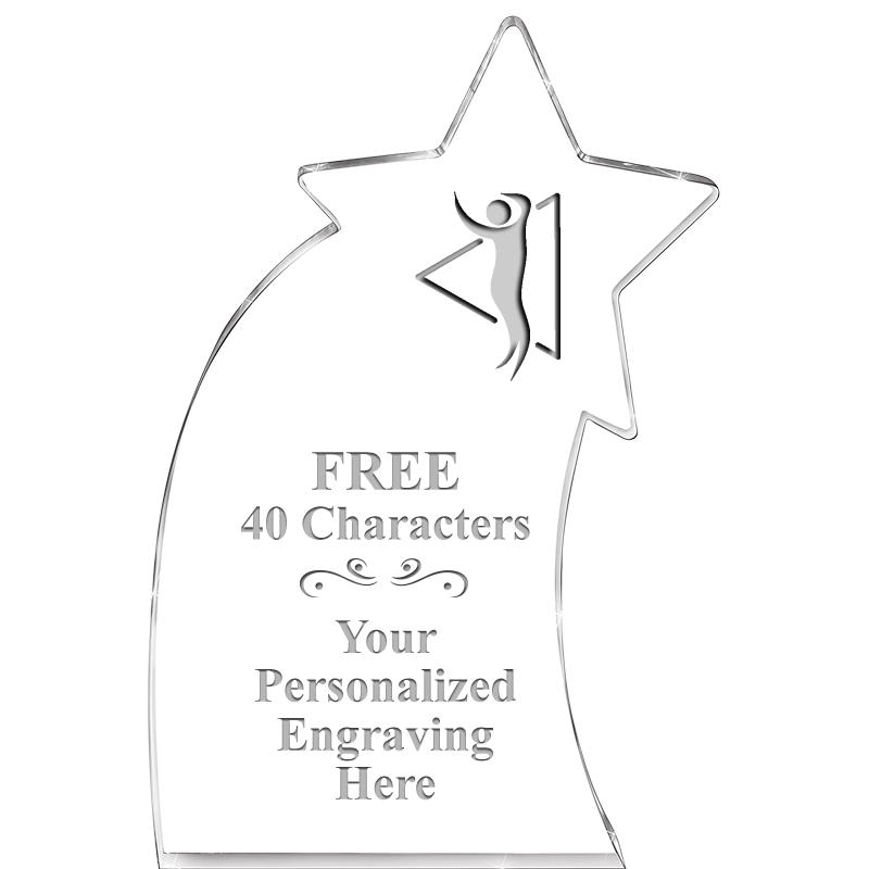 8" SHOOTING STAR ACRYLIC